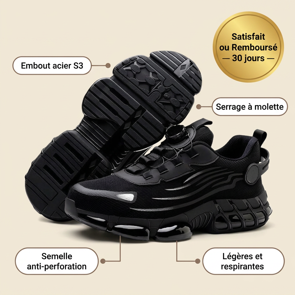 Baskets de Sécurité Légères — Embout Acier S3