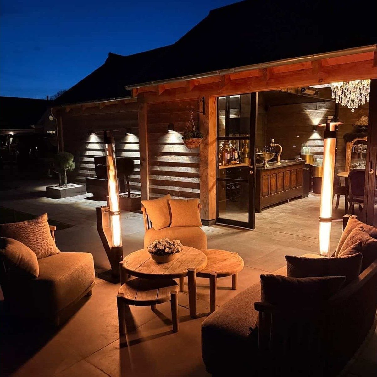 Compact Outdoor Pellet Heater
